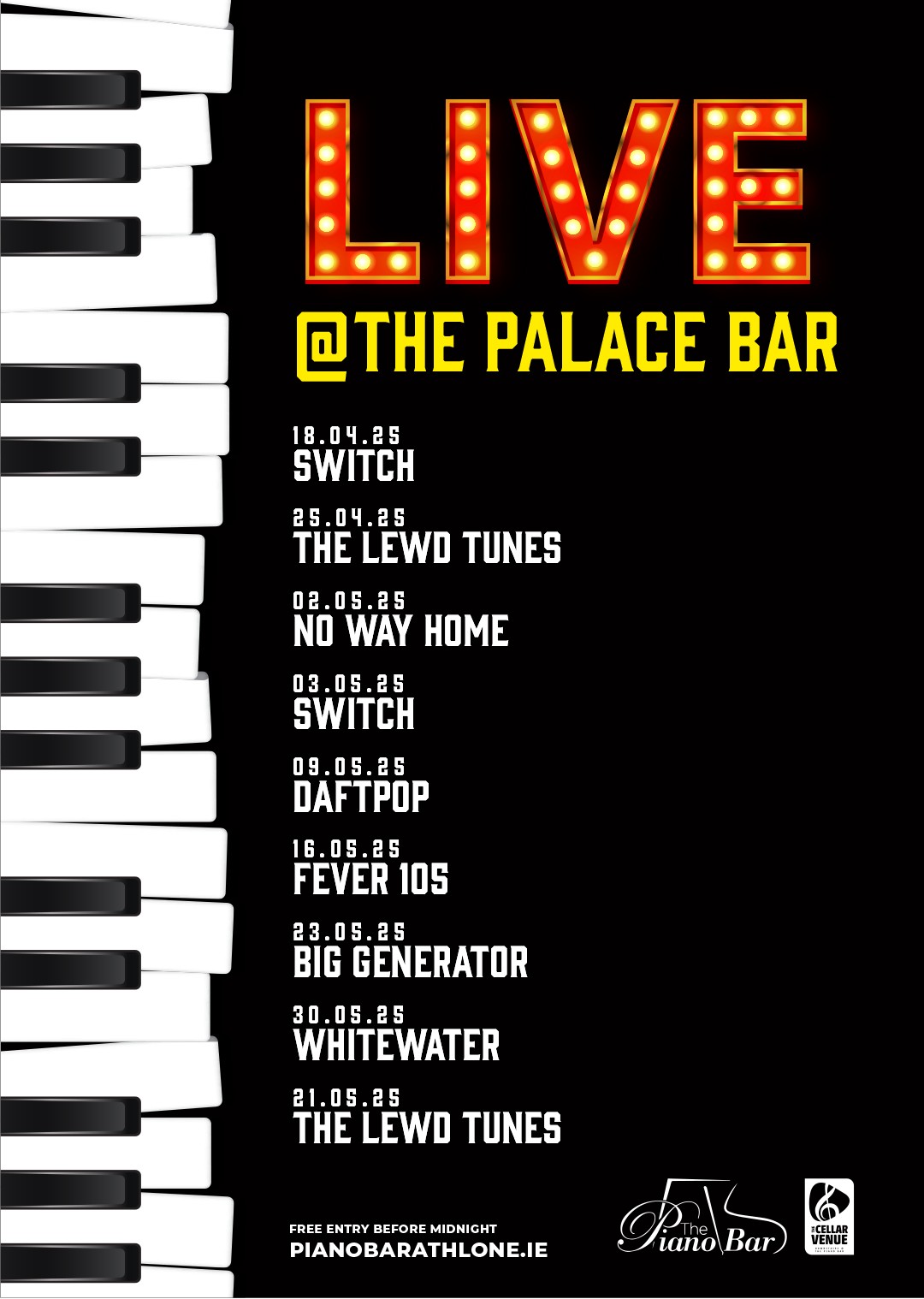 late bar pub Athlone live music
